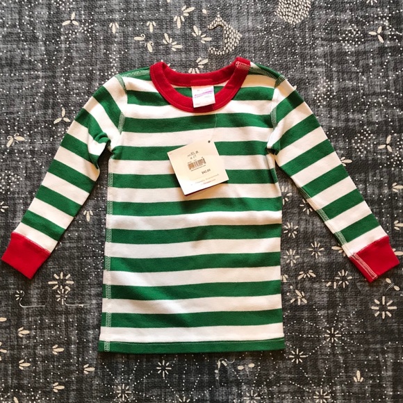 Hanna 2T Christmas Stripe Long Johns - Picture 2 of 16